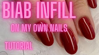 The Gel Bottle Inc  Builder in a Bottle BIAB Infill  Grand Canyon application on natural nails [upl. by Oer575]