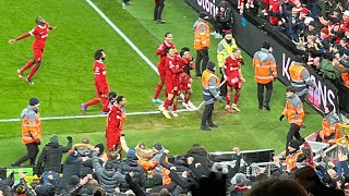 Anfield Goes Wild For Trent’s Late Winner [upl. by Sal]