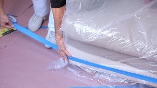 How to Protect Furniture  House Painting [upl. by Rodrigo]