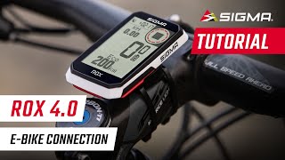 EN  ROX 40  EBike Connection  Tutorial  SIGMA SPORT [upl. by Denoting]