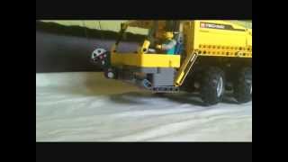 MOBILE CRANE LIEBHERR LTM 1400 in Lego Technic version 14 [upl. by Vastha]