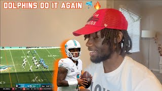 Dolphins Destroy Panthers   Dolphins Vs Panthers Full Highlights  Reaction Video [upl. by Adnarym483]