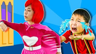 Superhero Mommy amp Boo Boo Songs  Hokie Pokie Kids Videos [upl. by Atsyrk]