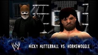 Nicky Nutterball Vs Hornswoggle WWE 2K14 [upl. by Rusell]