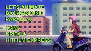 Lets Animate Ep 10  Background Parallax Camera Movement 🛵 [upl. by Aihseuqal]