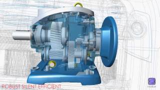 ROBUS inline helical gearboxes by motive [upl. by Ennaeed]