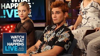 Backstage With Riverdale Stars Lili Reinhart KJ Apa Luke Perry amp Mädchen Amick  WWHL [upl. by Nnep]