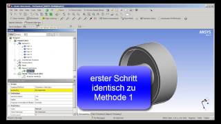 Knotenbasiertes Arbeiten mit Workbench ANSYS 1457 [upl. by Unity438]