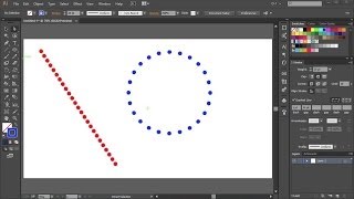 How to Make Dotted Lines in Adobe Illustrator [upl. by Patterman]