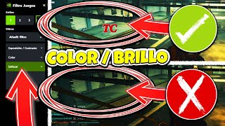 El MEJOR FILTROS de NVIDIA para WARZONE 😎 VER MEJOR a los ENEMIGOS con el TRUCO de COLOR y BRILLO [upl. by Amiarom674]