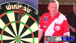 Durrant v Robson Darts World Masters 2018 Quarter Final [upl. by Steffane]