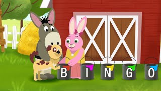 BINGO dog song  ABCs for children  Letters  Lilulo [upl. by Derrej]