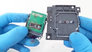 Whats inside an Epson Inkjet PrintHead [upl. by Middendorf]