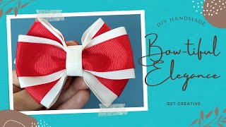 Bowtiful Elegance Exploring Stylish Ribbon Bow Tiesquot 🌟 ribbon bow tutorial 🥰 [upl. by Granoff]