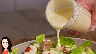 Best Caesar Salad Dressing Recipe Ever  You Wont Believe its Vegan [upl. by Repsag653]