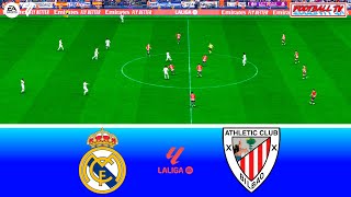 Real Madrid vs Athletic Bilbao  La Liga 2324  Full Match All Goals  EA FC 24 Gameplay PC [upl. by Dugald]