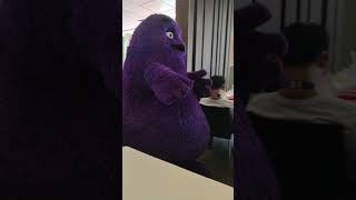 GIMME GIMME GRIMACE MCDONALDS grimaceshake grimace mcdonalds grimacesbirthday [upl. by Miun]