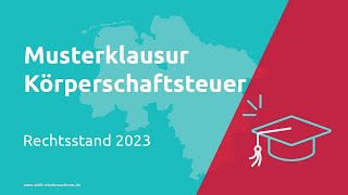 Körperschaftsteuer  2024 Prüfungsvorbereitung Steuerfachangestellte [upl. by Akinet]