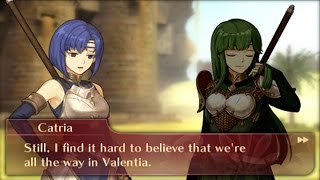 Fire Emblem Echoes Shadows of Valentia  Catria amp Palla Support Conversations [upl. by Reisinger]