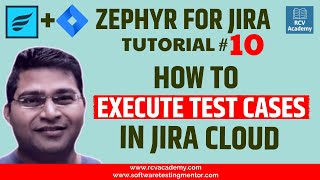 Zephyr For JIRA 10  How to Execute Test Cases in Jira Zephyr [upl. by Ettenil]