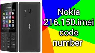 nokia 150 rm 1190 imei change code nokia 216 imei change code imei nokia [upl. by Namlaz929]