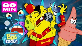 Bob Esponja  ¡Lo MEJOR de Bob Esponja Temporada 2 Parte 3🧽  60 MINUTOS  Bob Esponja en Español [upl. by Atilrep]