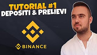 Tutorial ITA BINANCE  DEPOSITI E PRELIEVI  1 [upl. by Filide]