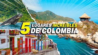 5 Lugares INCREÍBLES para Visitar en Colombia [upl. by Eilac509]