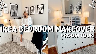 EXTREME ROOM MAKEOVER  TOUR WITH IKEA 2021  minimalist Pinterest inspired [upl. by Ralat24]