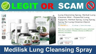 Medilisk Lung Cleansing Spray Reviews  Jun 2024 Beware of Scam Watch Now [upl. by Gregor]