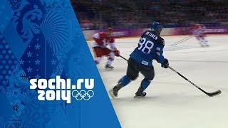 Ice Hockey  Mens QuarterFinal  Finland v Russa  Sochi 2014 Winter Olympics [upl. by Donaugh529]