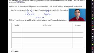 Common Core Algebra IUnit 1Lesson 11Algebraic Puzzles [upl. by Brothers614]