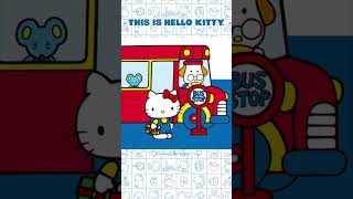 Beep Beep time to go to school shorts sanrio hellokitty [upl. by Diskson]