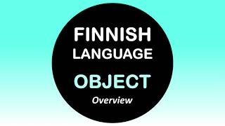 LEARN FINNISH  OBJECT PARTITIVE OR GENITIVE [upl. by Alard]