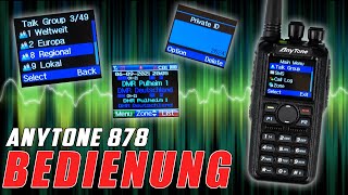 Anytone D878UV II PLUS 📱 Bedienung DMR Funkgerät 03 [upl. by Sosthenna]