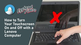 How to Turn Your Touchscreen On and Off with a Lenovo Computer [upl. by Eikkin]