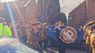 Cambuslang Britannia Flute band at Prince of Orange David Law memorial parade 23rdmarch 2024 [upl. by Anirpas]