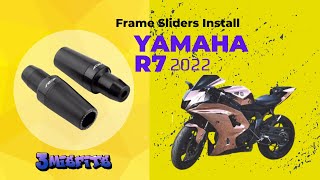 Frame Sliders install Yamaha R7 [upl. by Stein657]