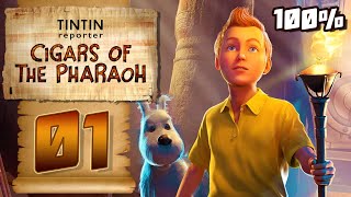 Tintin Reporter Cigars of the Pharaoh Walkthrough Part 1 PS5 100 MS Epomeo [upl. by Olshausen997]