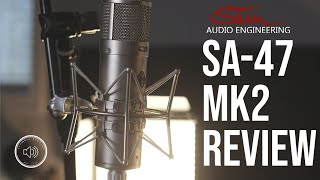 Stam Audio SA47 MK2 Microphone Review  Neumann U47 clone [upl. by Nilyaj677]