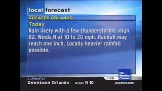 TWC  Local Forecast E Orlando IS September 07 [upl. by Thacher]