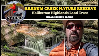 Hiking At Barnum Creek Nature Reserve Haliburton Highlands Land Trust [upl. by Assetal]