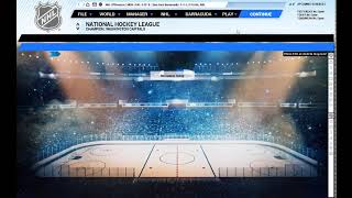 Franchise Hockey Manager 5 Gameplay PC game [upl. by Ahsiekat]