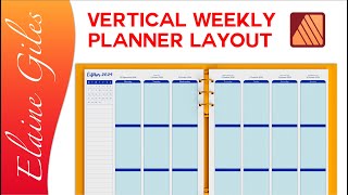 Create a Vertical Weekly Planner Layout in Affinity Publisher [upl. by Porett902]