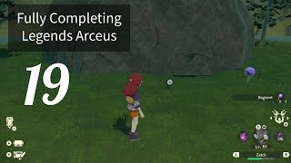 Fully Completing Legends Arceus 19 Tromping Around Lake Verity [upl. by Talia]