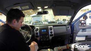 How to Remove Dash Panel amp Factory Stereo  2013 Ford F150 [upl. by Wildee325]