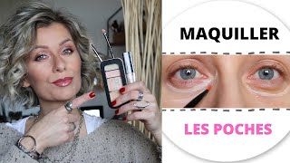 COMMENT MAQUILLER LES POCHES SOUS LES YEUX  Les Bases du maquillage  DÉBUTANT 💯 Conseils  Astuce [upl. by Sidwell]