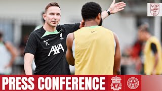 Pep Lijnders Carabao Cup press conference  Liverpool vs Leicester City [upl. by Ing]