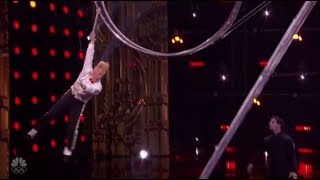 Bello Nock Daredevil Gets Second Chance and He SMASHES It on Americas Got Talent [upl. by Ogg]