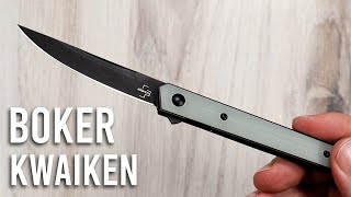 Sleek and Snappy Boker Kwaiken Flippers Knifehub Review [upl. by Stortz67]